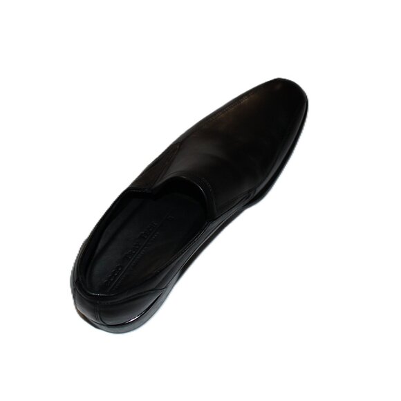 ECCO MEN\'S BLACK CITYTRAY BIKE TOE SLIP-ON LEATHER OXFORD SHOES US 13-13.5 main image 6